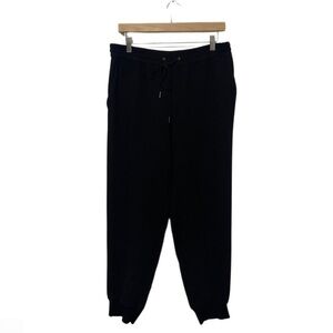 Wilfred | Aritzia Black High-Rise Drawstring Classic Workwear Pants Size Large